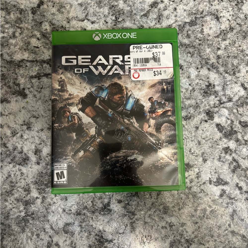 Gears of war 4 hard copy Xbox one